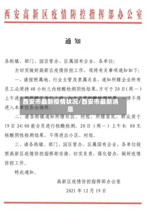 西安市最新疫情状况/西安市最新消息
