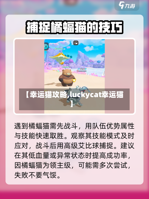 【幸运猫攻略,luckycat幸运猫】