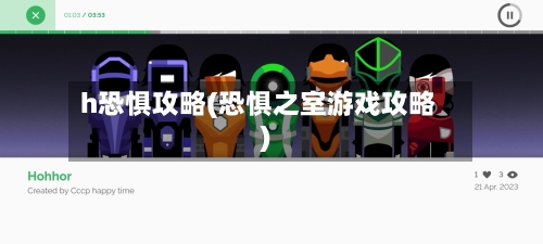 h恐惧攻略(恐惧之室游戏攻略)-第1张图片