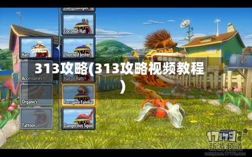 313攻略(313攻略视频教程)-第1张图片