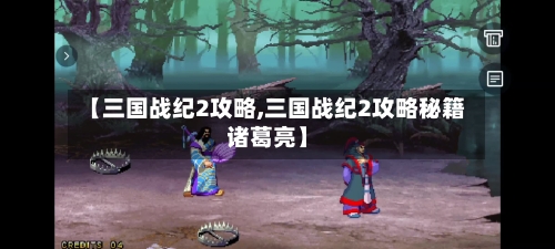 【三国战纪2攻略,三国战纪2攻略秘籍诸葛亮】-第2张图片