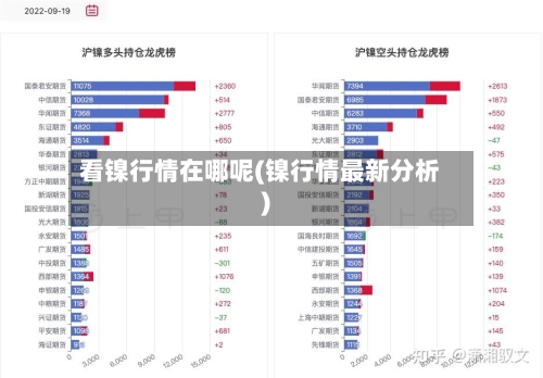 看镍行情在哪呢(镍行情最新分析)-第3张图片