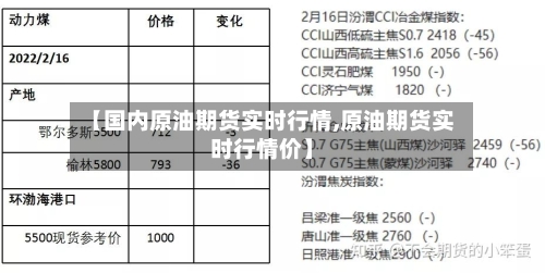 【国内原油期货实时行情,原油期货实时行情价】