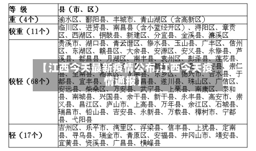 【江西今天最新疫情公布,江西今天疫情通报】-第3张图片