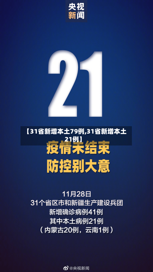 【31省新增本土79例,31省新增本土21例】-第2张图片