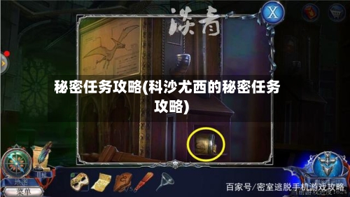 秘密任务攻略(科沙尤西的秘密任务攻略)-第2张图片