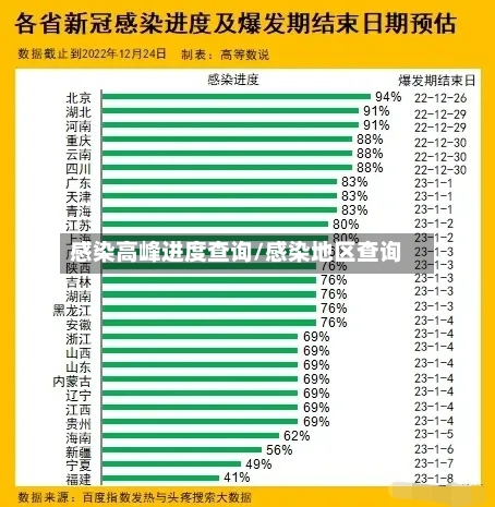 感染高峰进度查询/感染地区查询