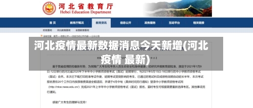 河北疫情最新数据消息今天新增(河北 疫情 最新)-第2张图片