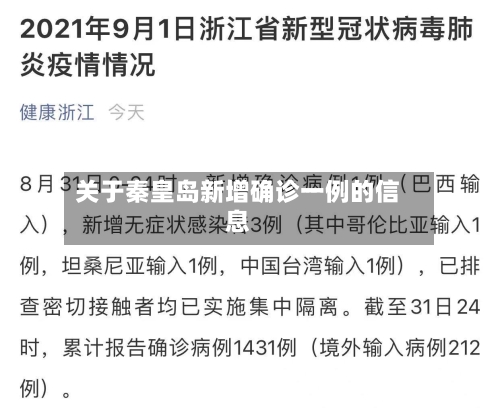 关于秦皇岛新增确诊一例的信息-第2张图片