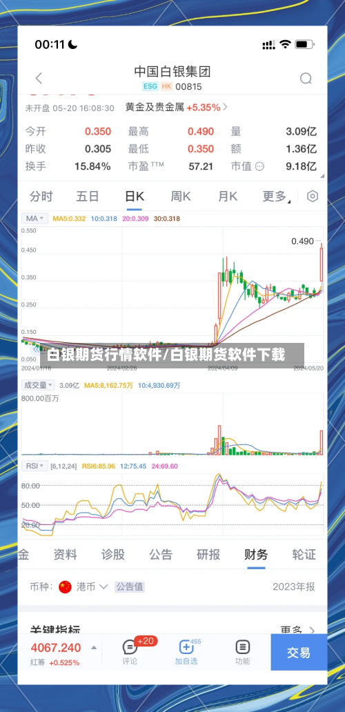 白银期货行情软件/白银期货软件下载