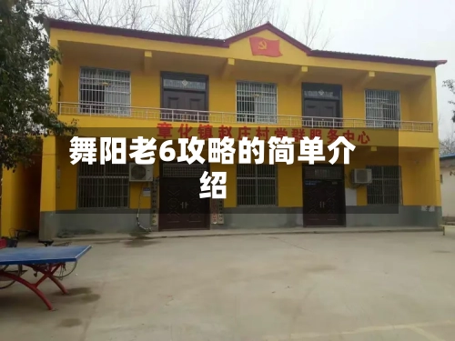 舞阳老6攻略的简单介绍