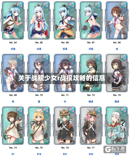 关于战舰少女r战役攻略的信息-第2张图片