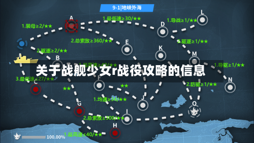 关于战舰少女r战役攻略的信息-第1张图片