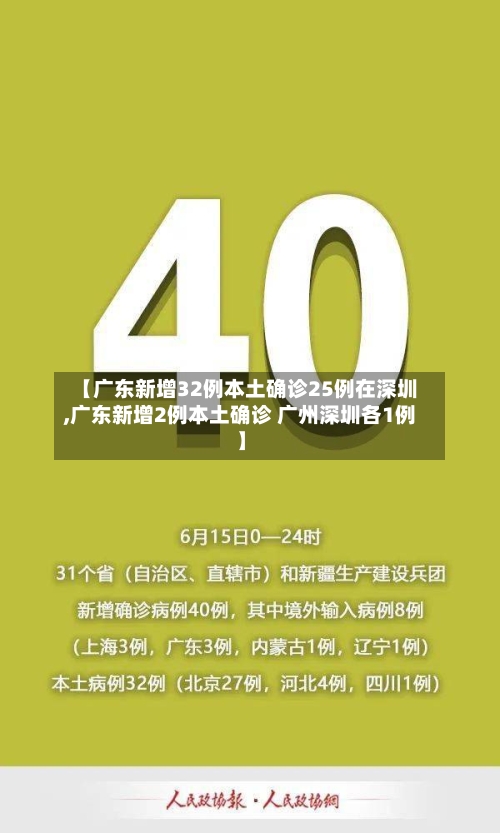 【广东新增32例本土确诊25例在深圳,广东新增2例本土确诊 广州深圳各1例】-第2张图片