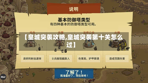 【皇城突袭攻略,皇城突袭第十关怎么过】-第2张图片