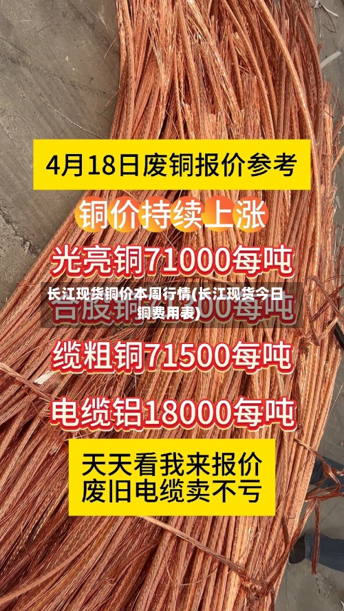 长江现货铜价本周行情(长江现货今日铜费用表)-第1张图片