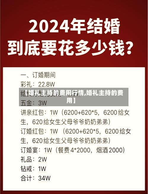 【婚礼主持的费用行情,婚礼主持的费用】-第3张图片