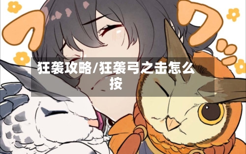 狂袭攻略/狂袭弓之击怎么按