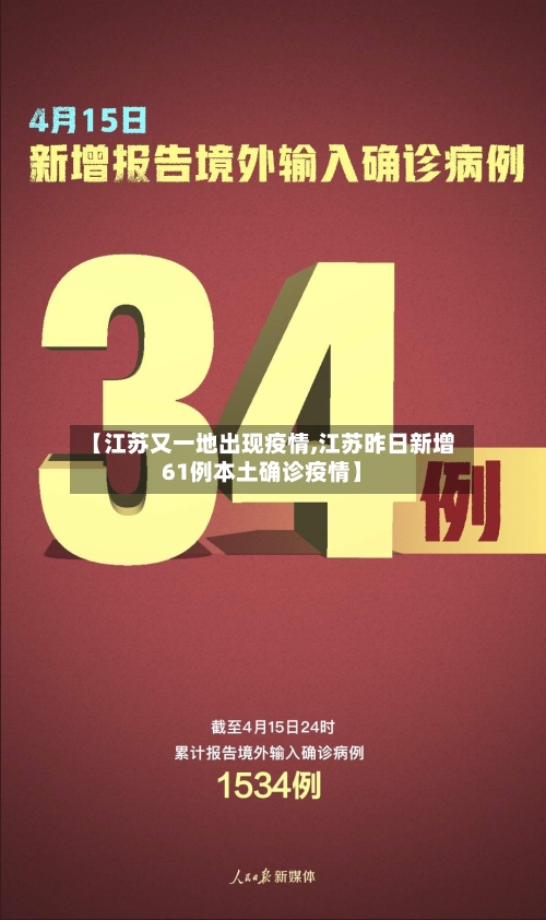 【江苏又一地出现疫情,江苏昨日新增61例本土确诊疫情】