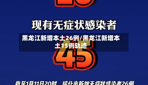 黑龙江新增本土26例/黑龙江新增本土15例轨迹
