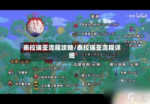 泰拉瑞亚流程攻略/泰拉瑞亚流程详细