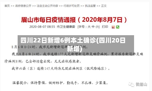 四川22日新增6例本土确诊(四川20日新增)-第2张图片
