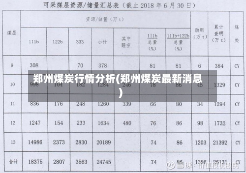 郑州煤炭行情分析(郑州煤炭最新消息)