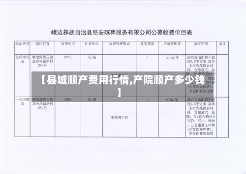 【县城顺产费用行情,产院顺产多少钱】-第2张图片
