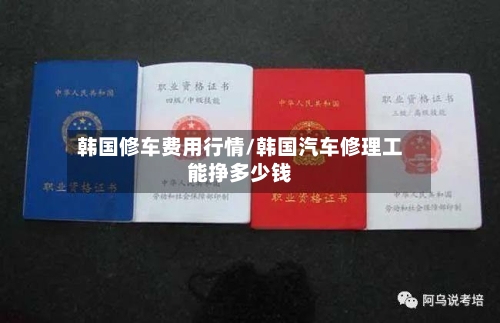 韩国修车费用行情/韩国汽车修理工能挣多少钱