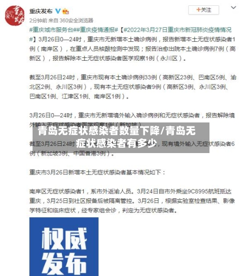 青岛无症状感染者数量下降/青岛无症状感染者有多少-第3张图片