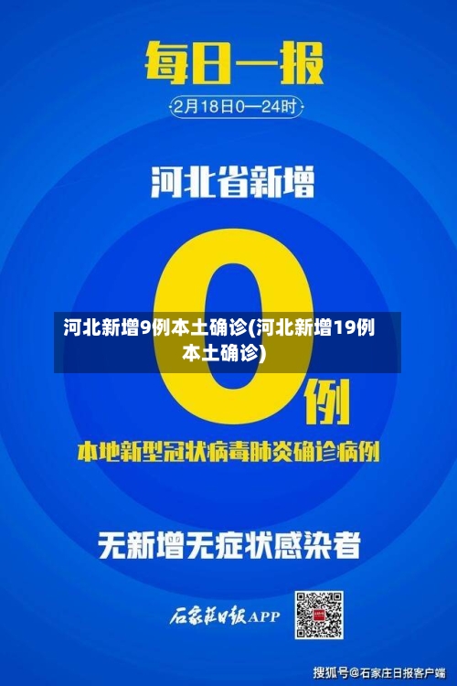 河北新增9例本土确诊(河北新增19例本土确诊)