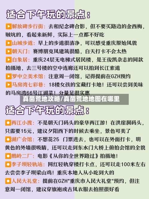 真菌荒地攻略/真菌荒地地图在哪里-第3张图片