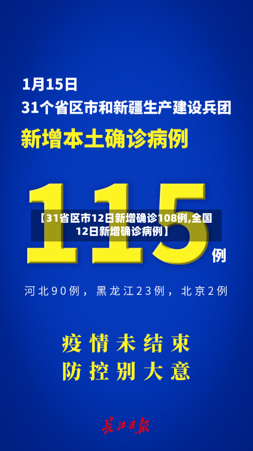 【31省区市12日新增确诊108例,全国12日新增确诊病例】