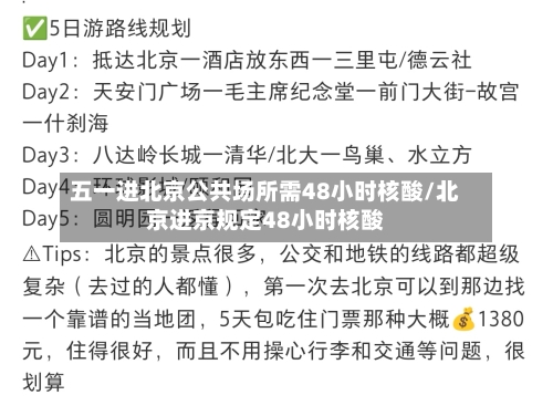 五一进北京公共场所需48小时核酸/北京进京规定48小时核酸