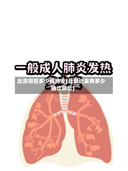 北京现在多少例肺炎(北京近来有多少确诊肺炎)