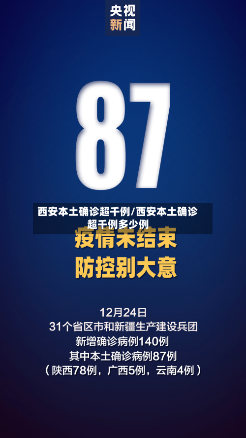 西安本土确诊超千例/西安本土确诊超千例多少例