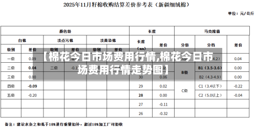 【棉花今日市场费用行情,棉花今日市场费用行情走势图】-第1张图片