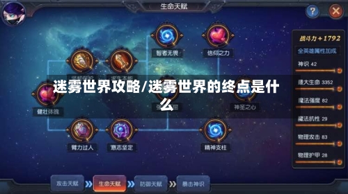 迷雾世界攻略/迷雾世界的终点是什么-第1张图片