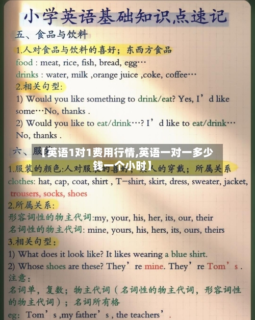 【英语1对1费用行情,英语一对一多少钱一个小时】-第1张图片