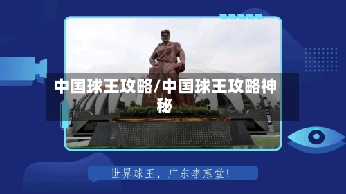 中国球王攻略/中国球王攻略神秘-第1张图片