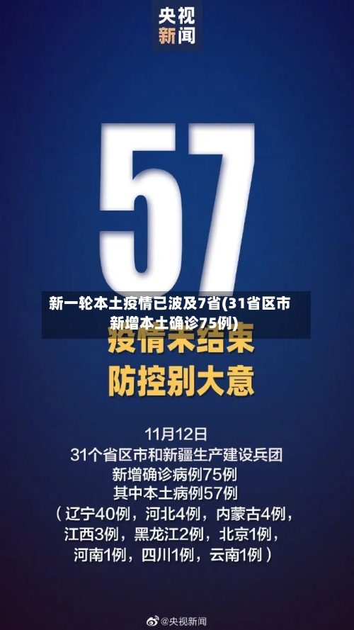 新一轮本土疫情已波及7省(31省区市新增本土确诊75例)-第1张图片