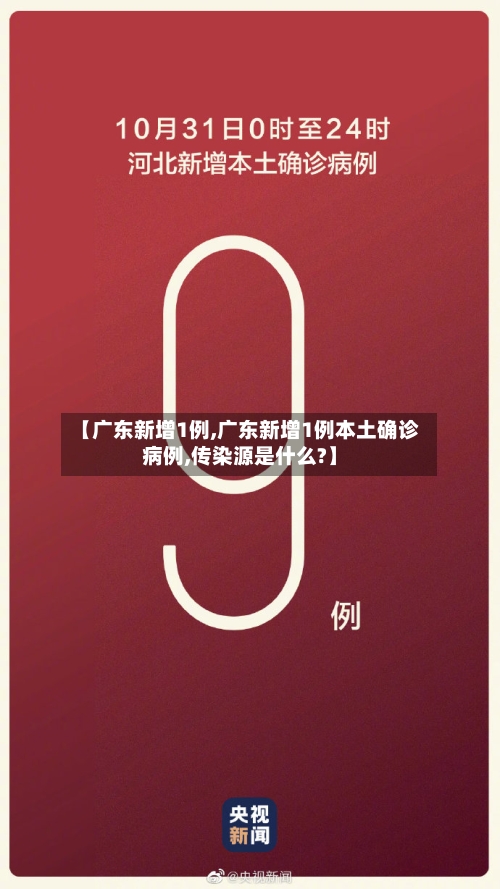 【广东新增1例,广东新增1例本土确诊病例,传染源是什么?】-第1张图片
