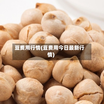 豆费用行情(豆费用今日最新行情)-第2张图片