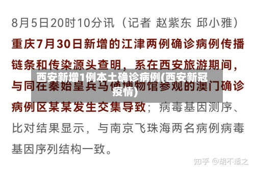 西安新增1例本土确诊病例(西安新冠疫情)-第1张图片