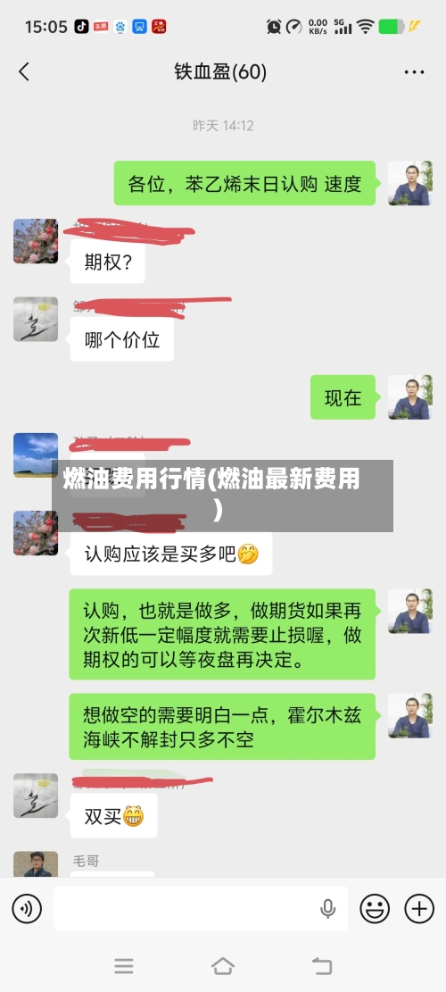 燃油费用行情(燃油最新费用)