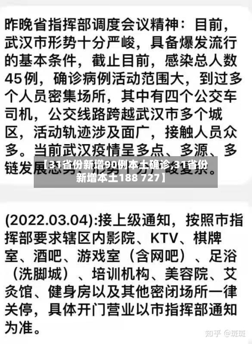 【31省份新增90例本土确诊,31省份新增本土188 727】