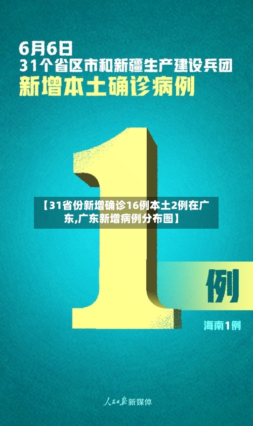 【31省份新增确诊16例本土2例在广东,广东新增病例分布图】-第2张图片