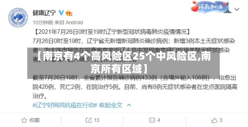 【南京有4个高风险区25个中风险区,南京所有区域】-第1张图片