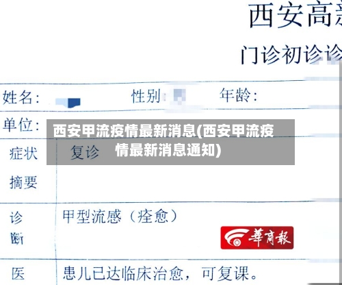 西安甲流疫情最新消息(西安甲流疫情最新消息通知)-第2张图片