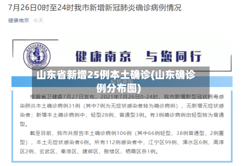 山东省新增25例本土确诊(山东确诊例分布图)-第1张图片